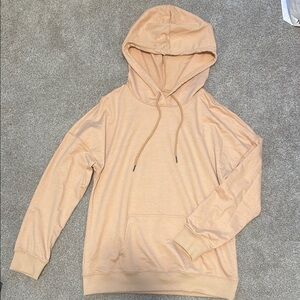 Lightweight Beige Hoodie